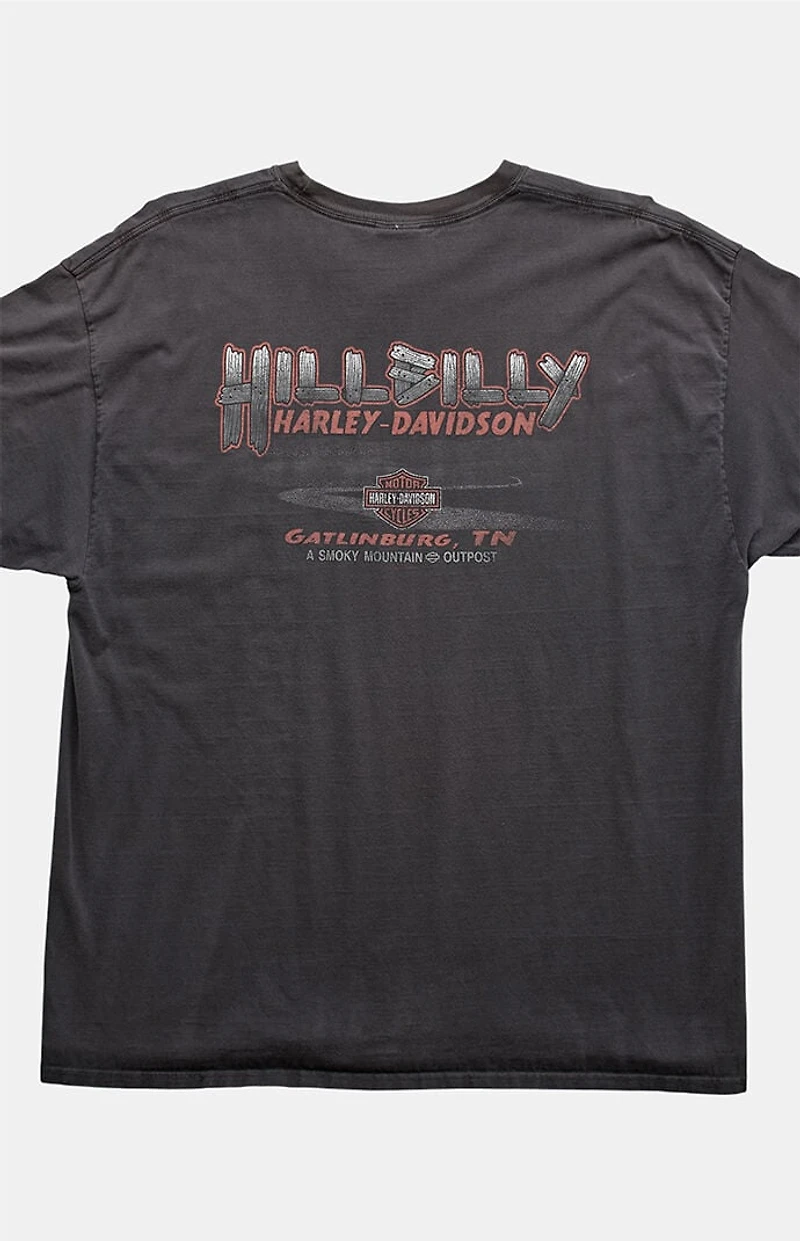PS VINTAGE Charcoal 2000s Harley Davidson Graphic T-Shirt