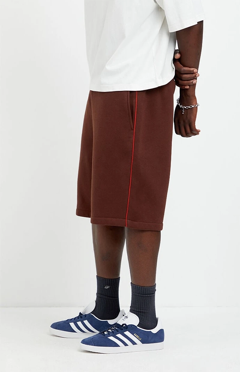 Pacsun Elwin Piping Fleece Baggy Shorts