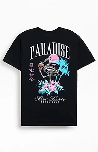 Riot Society Paradise Flamingo Beach T-Shirt