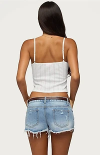 Edikted Aivy Pointelle Tank Top