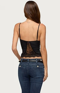 Edikted Yanny Lacey Tank Top
