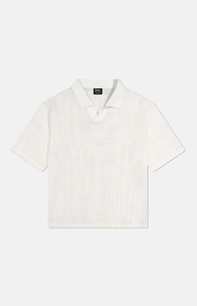 WeSC America Inc Johnny Mesh Collar Pullover Shirt