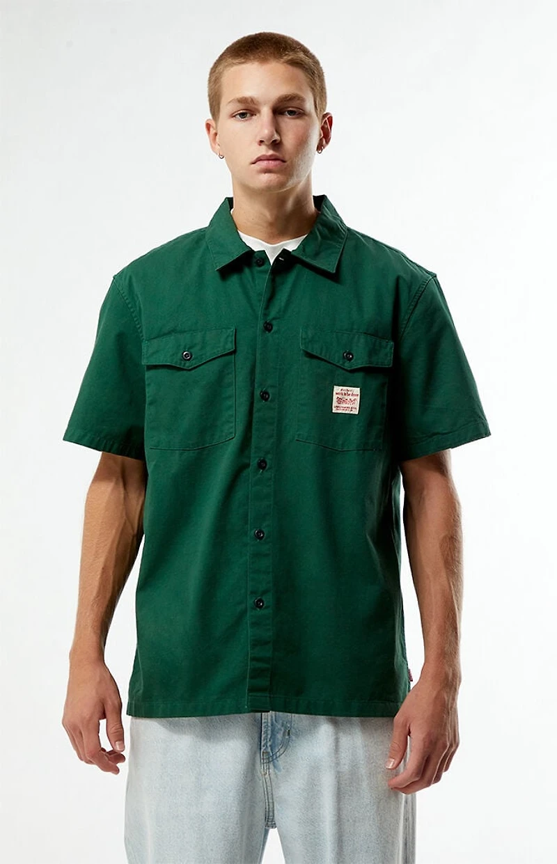 Levi's Green Worker Shirt