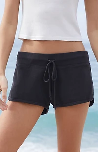 John Galt Black Marcie Sweat Shorts