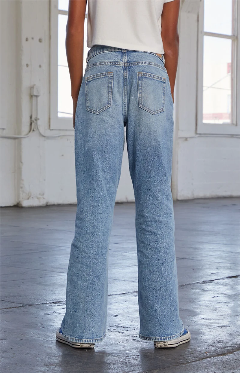 Pacsun Kids Stretch Flare Jeans Medium Blue