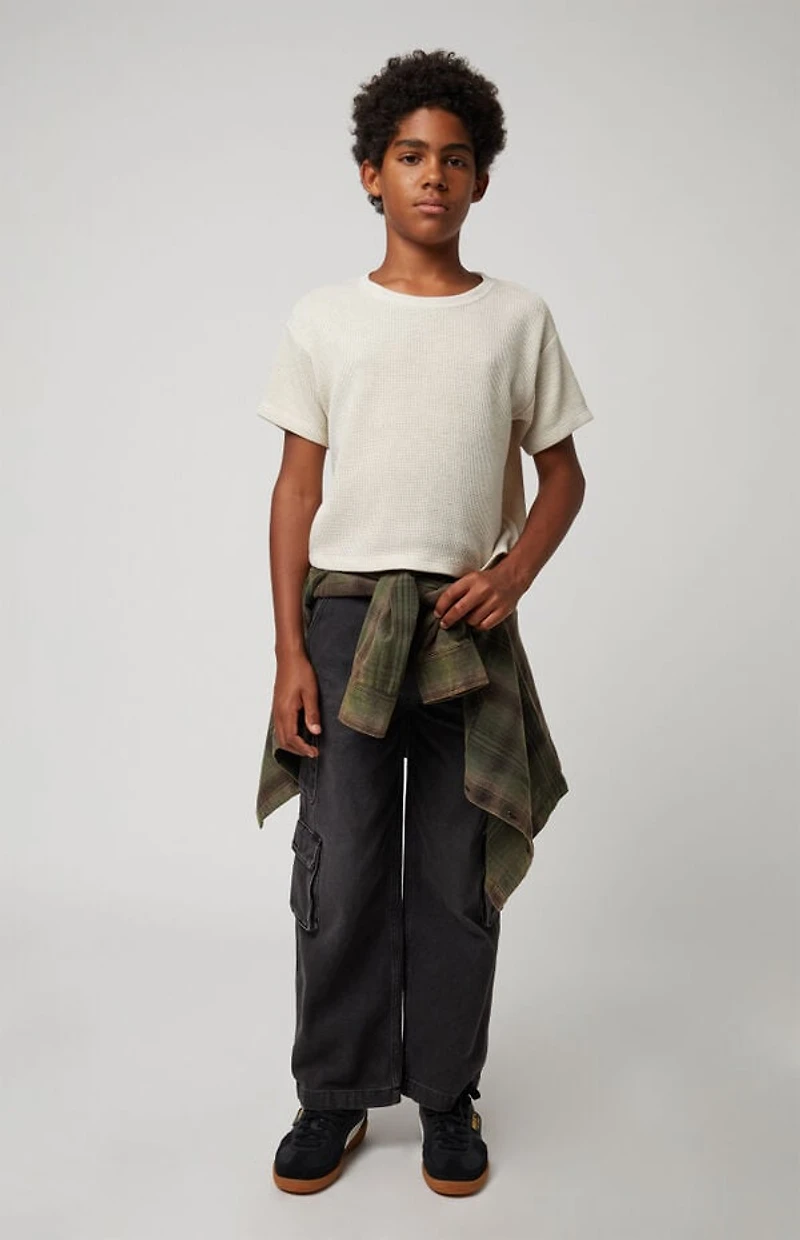 Pacsun Kids Oatmeal Boxy Oversized T-Shirt