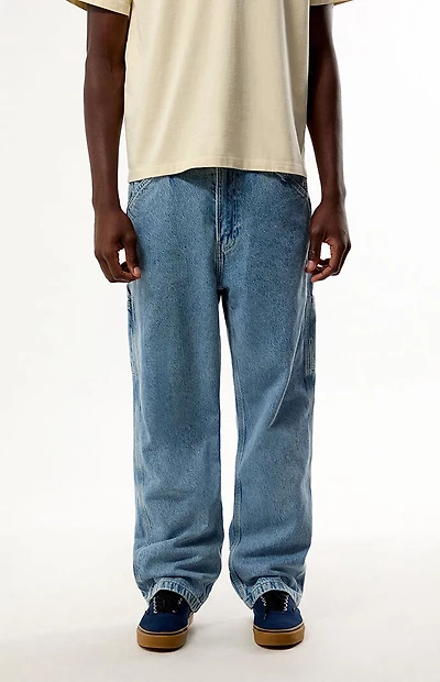 Levi's 568 Loose Straight Medium Blue Carpenter Jeans