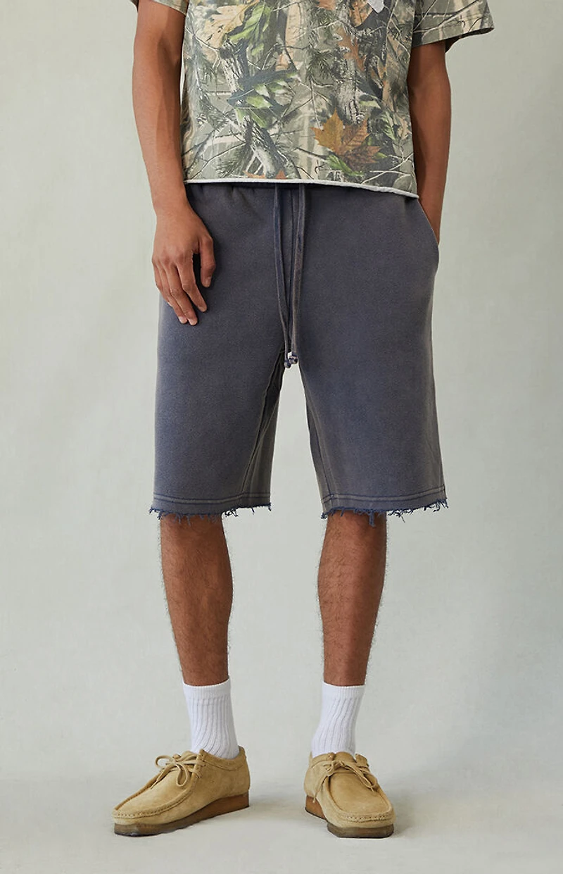 Pacsun Grey Fleece Baggy Sweat Shorts