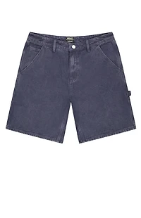 WeSC Blue Carpenter Baggy Shorts