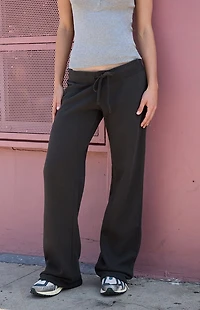 John Galt Black Hilary Baggy Sweatpants