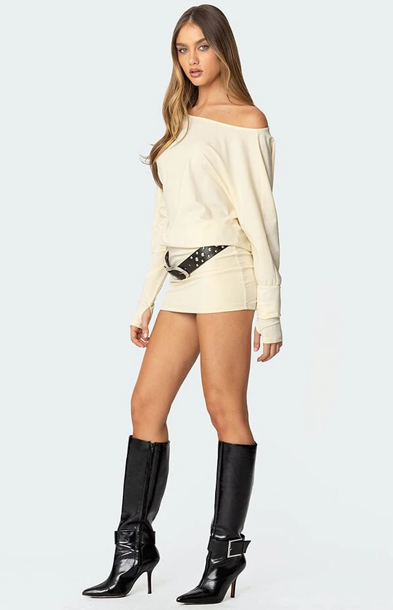 Edikted Venice Open Back Mini Dress