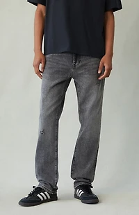 Pacsun Cade Straight Jeans Ripped Black Wash