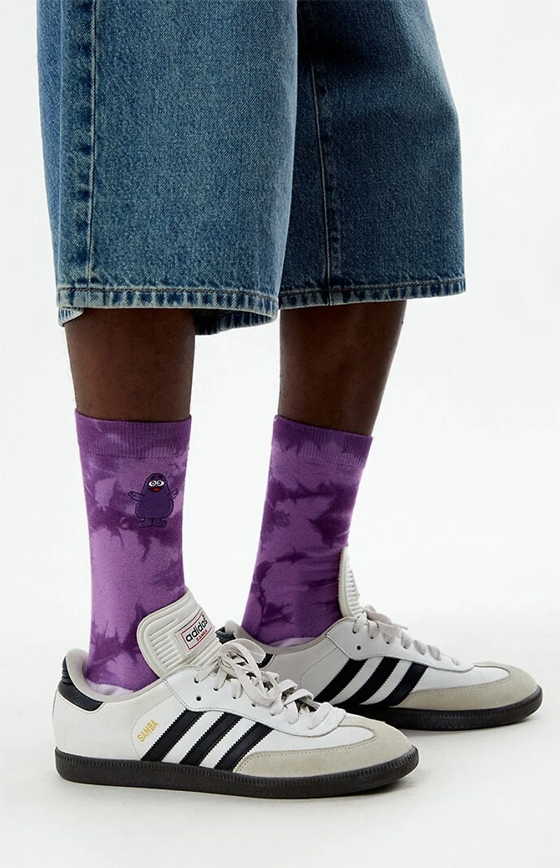 McDonaldland Grimace Tie Dye Crew Socks