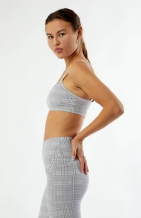 ASTORIA ACTIVEWEAR Active Plaid Sports Bra