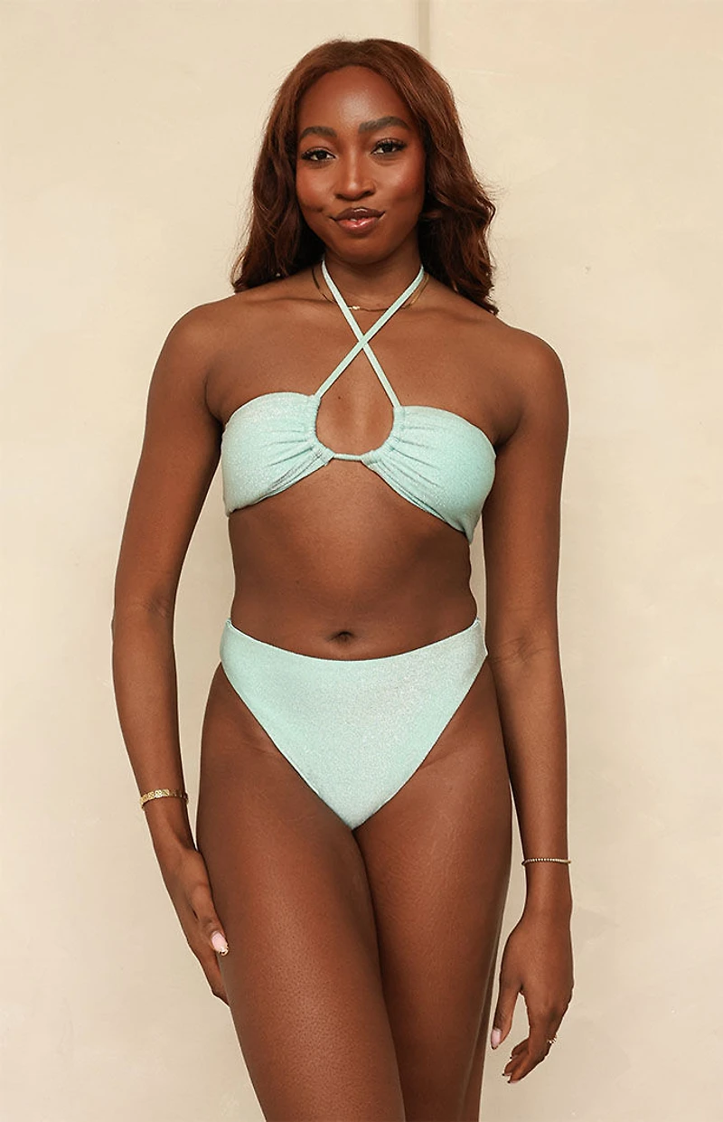 Dippin' Daisy's Amalfi String Tie Bandeau Bikini Top