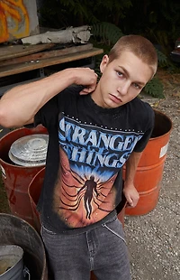 Netflix x Stranger Things Last Strange Adventure Rhinestone T-Shirt