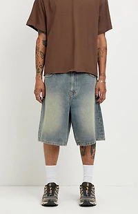 Pacsun Parker Baggy Jean Shorts Medium Blue