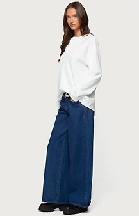 Edikted Cyrus Henley Oversized Top