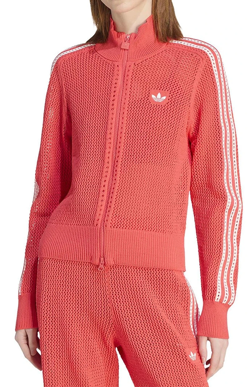 adidas Crochet Track Jacket
