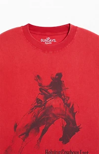 Los Sundays Eight Seconds Cowboy T-Shirt