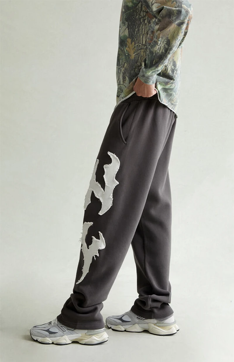 Pacsun NY Raw Applique Baggy Sweatpants