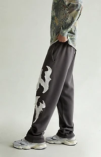 Pacsun NY Raw Applique Baggy Sweatpants