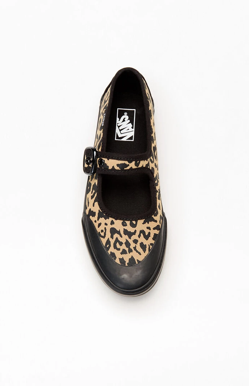 Vans Kids Leopard Mary Jane Shoes