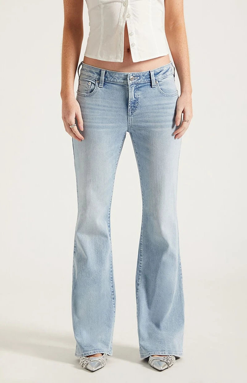 Pacsun Jade Low Rise Bootcut Jeans Gray