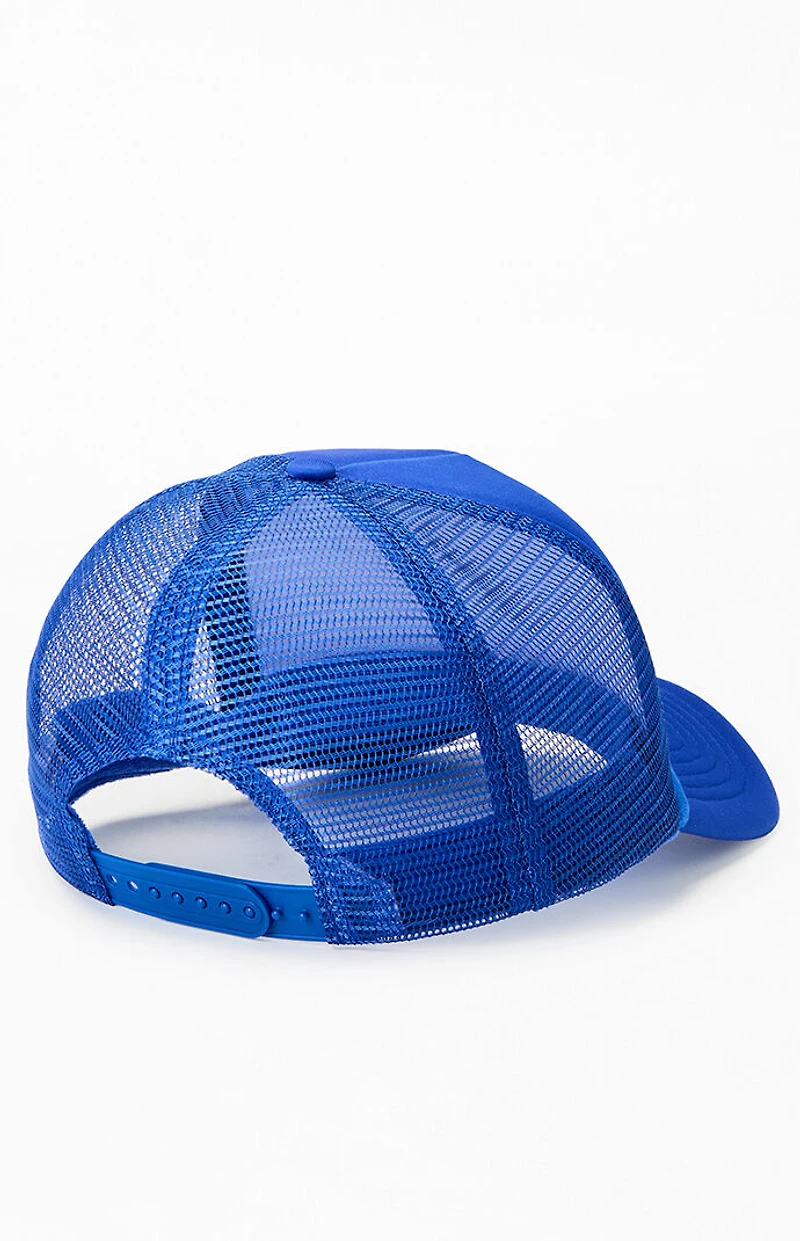 Pacsun Blue Nashville Mechanics Shop Trucker Hat