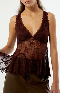 Beverly and Beck Romee Lace Tank Top