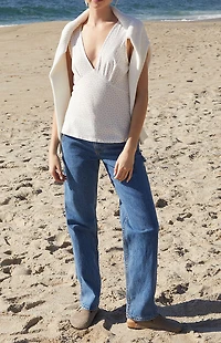 John Galt White & Pink Floral Rafaela Top