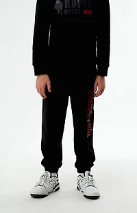 Pacsun Kids Black California Jogger Sweatpants