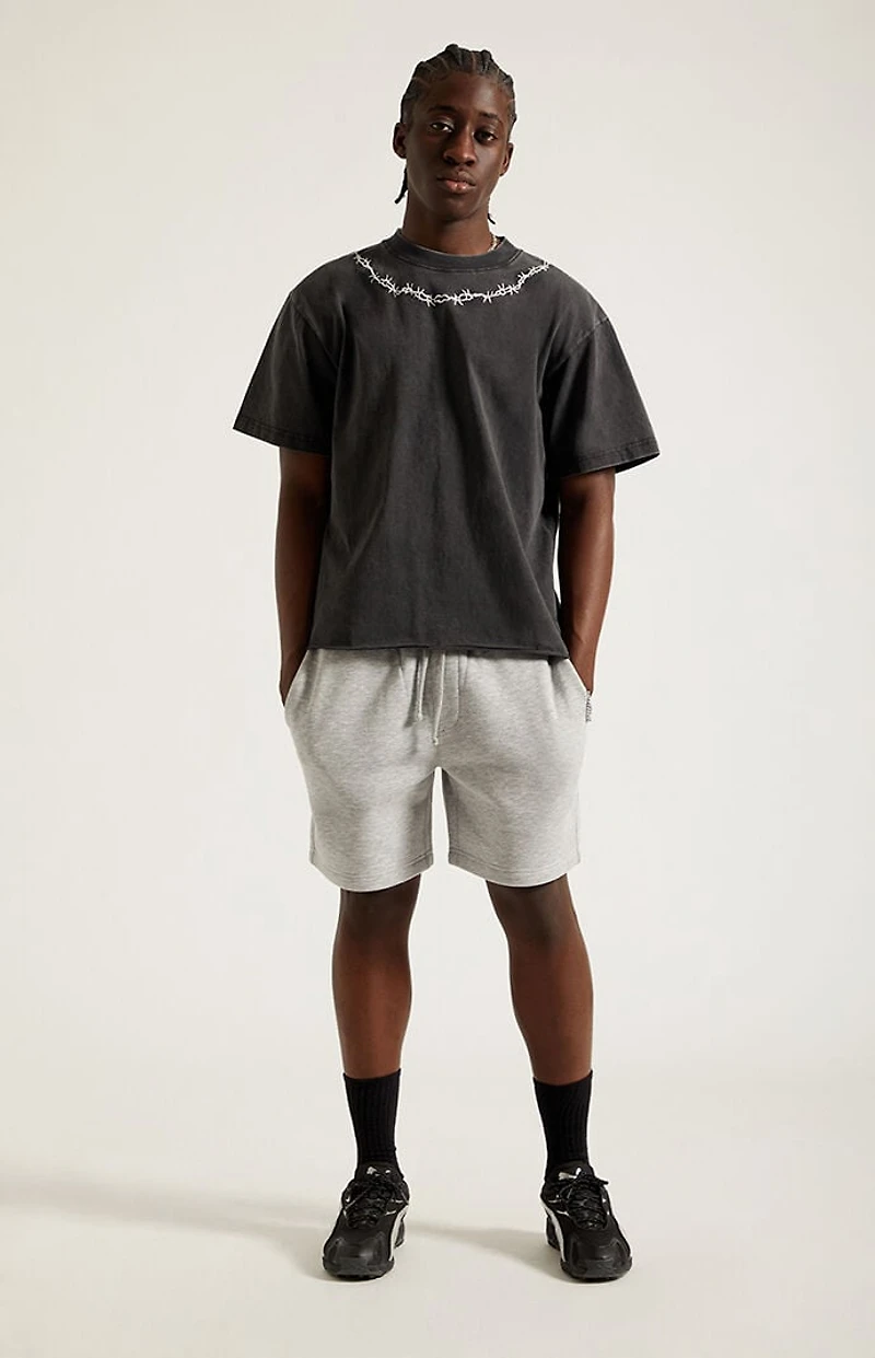 Pacsun Fleece Grey Sweat Shorts