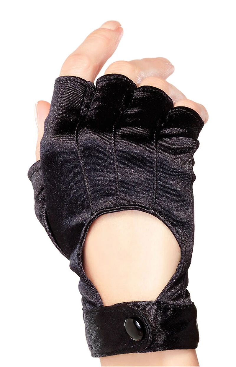 Leg Avenue Costume Fingerless Motorcycle Gloves