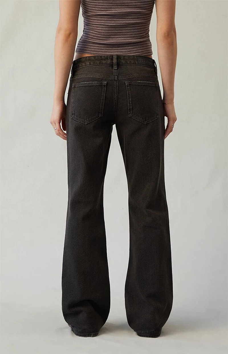 Pacsun Jade Low Rise Bootcut Jeans Brown Tint