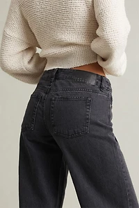 Pacsun Casey Low Rise Baggy Jeans Washed Black