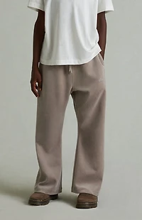 Fear of God ESSENTIALS Kids Smoke Grey Velour Flare Sweatpants