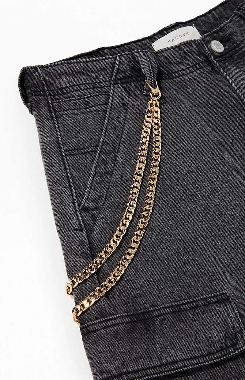 Pacsun Gold Double Wallet Chain