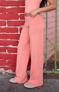John Galt Coral Priscilla Flare Pants