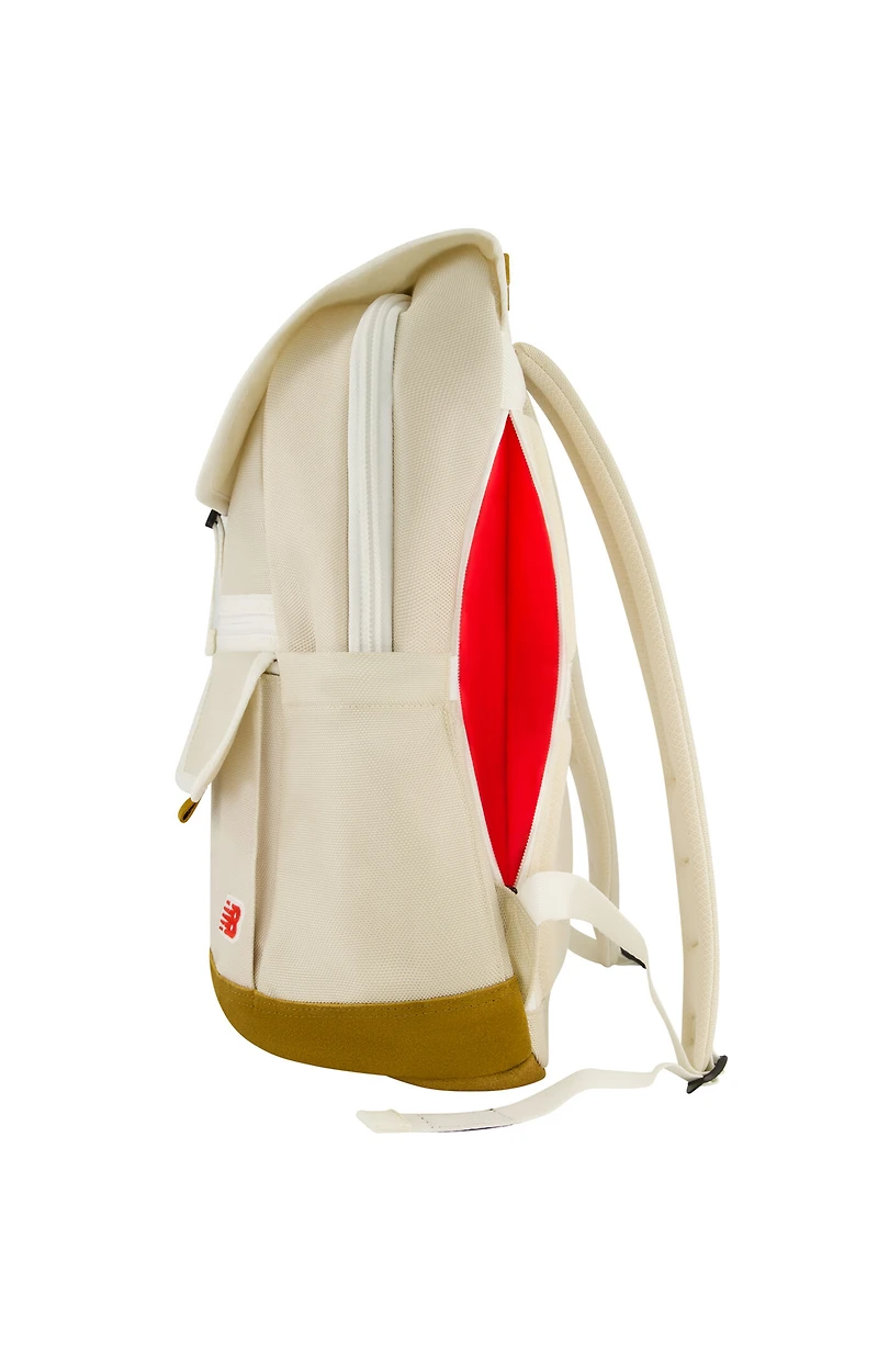 New Balance Off White Legacy Icon Flap Backpack