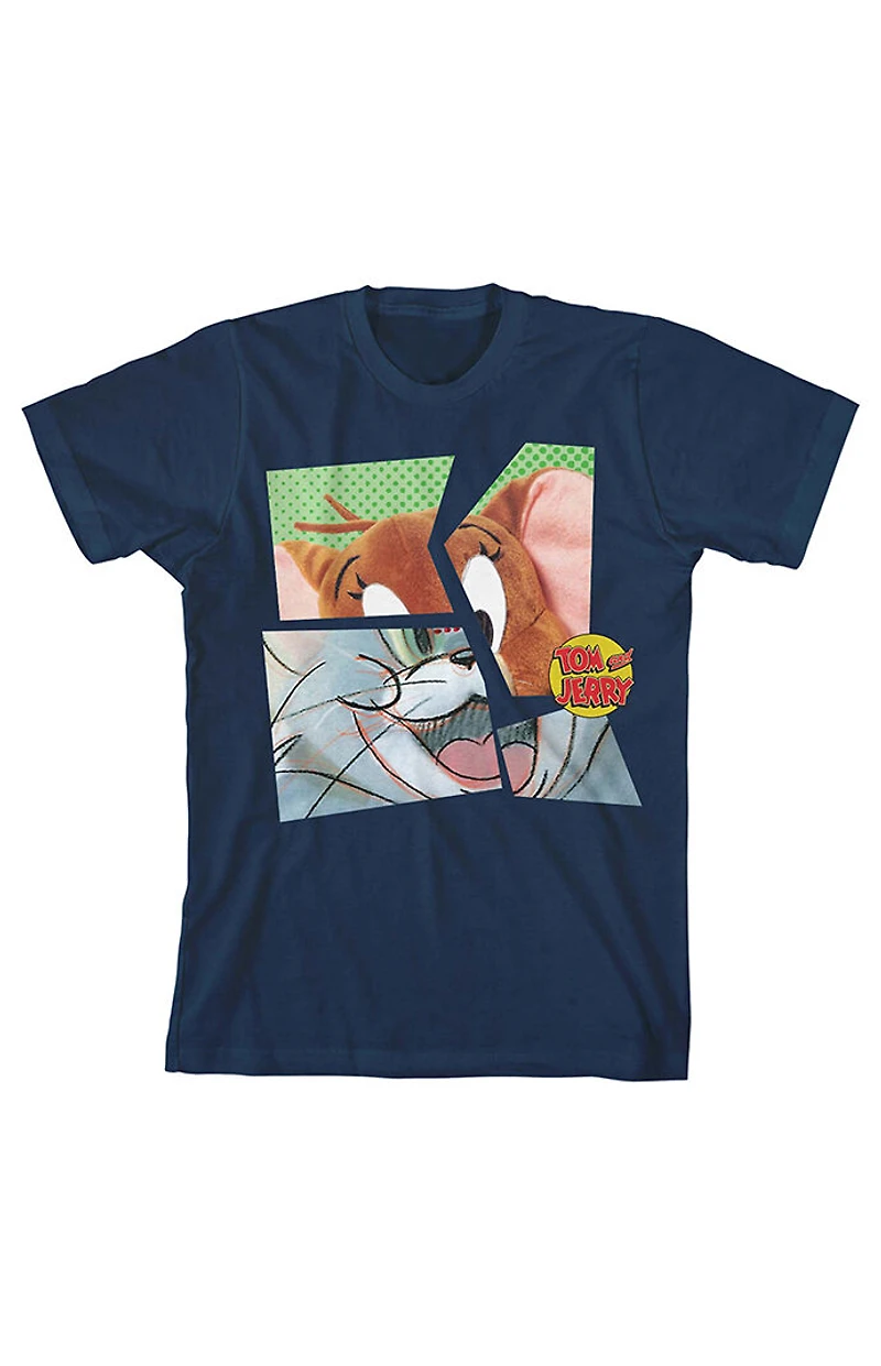 Kids Tom & Jerry Plush T-Shirt