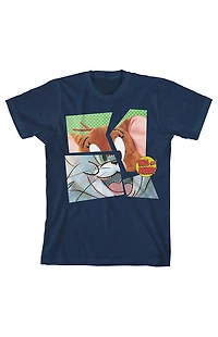 Kids Tom & Jerry Plush T-Shirt