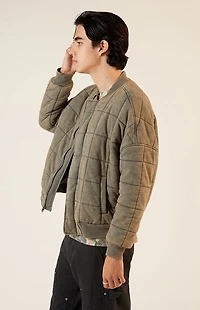 Pacsun Quilted Bomber Jacket