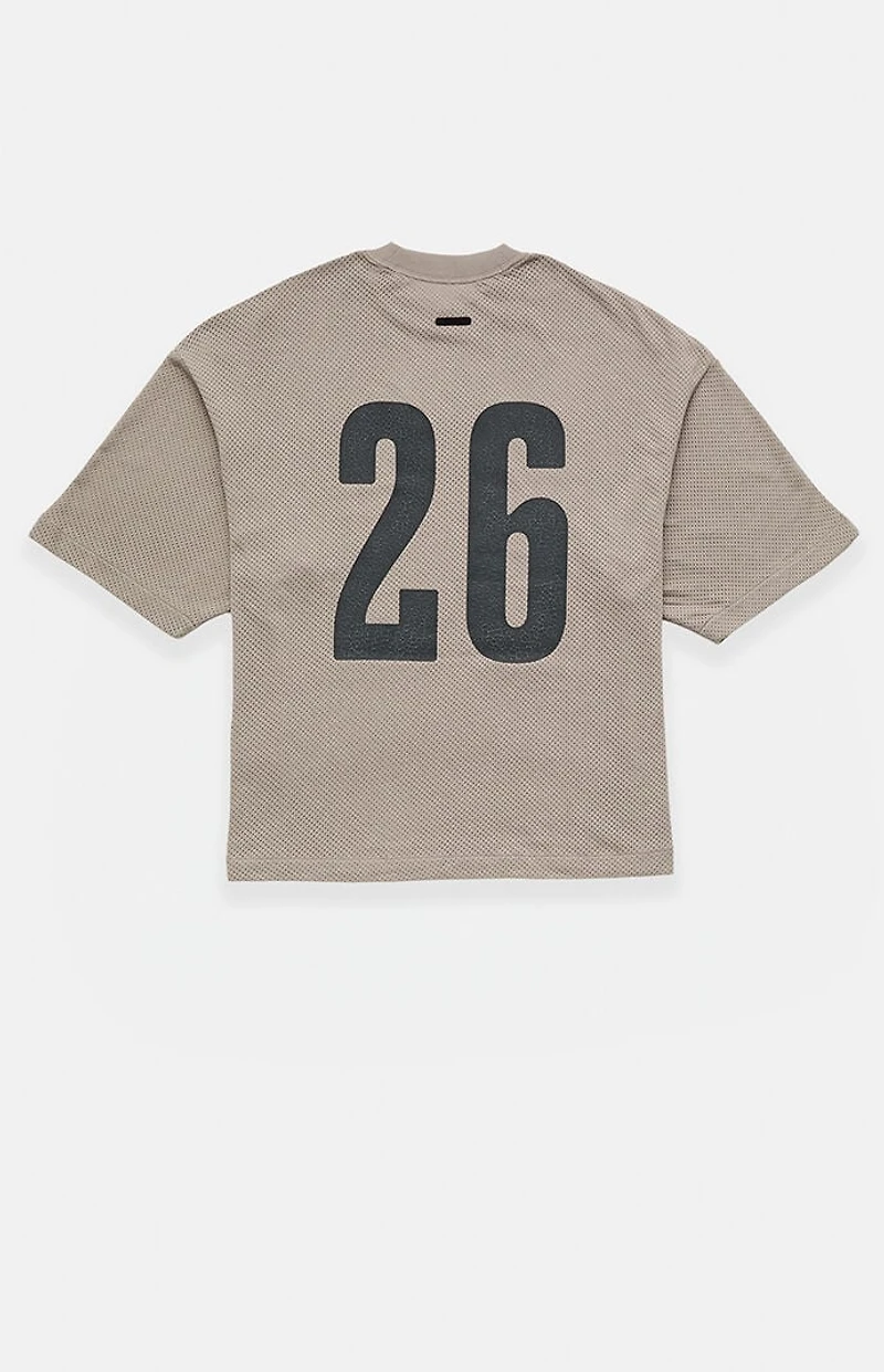 Fear of God ESSENTIALS Women's Seal Mesh Merch T-Shirt