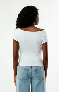 Your Favorite Maison Du Soleil Off-The-Shoulder T-Shirt