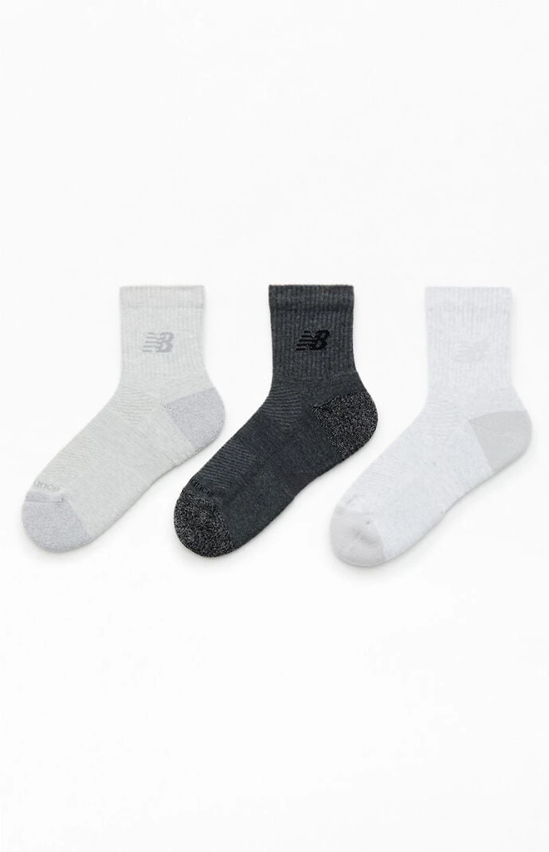 New Balance 3 Pack Active Quarter Socks