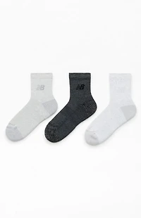 New Balance 3 Pack Active Quarter Socks