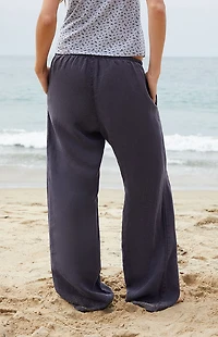 John Galt Blue Nanda Baggy Pants