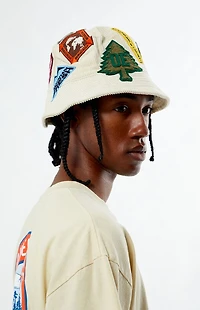 OYSTER EXPEDITION Patched Up Corduroy Bucket Hat
