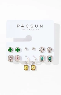 Pacsun 6 Pack Gemstone Earrings